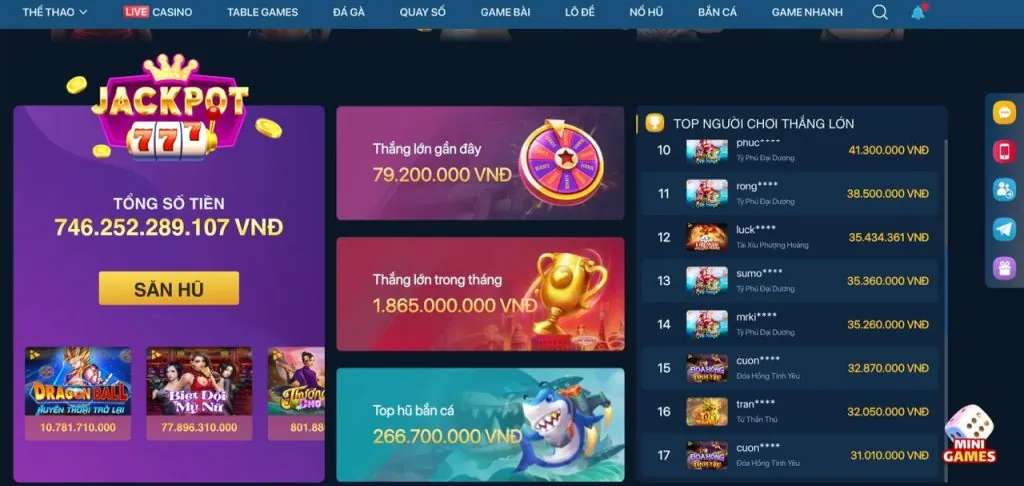 Sự kiện Nổ Hũ đặc biệt